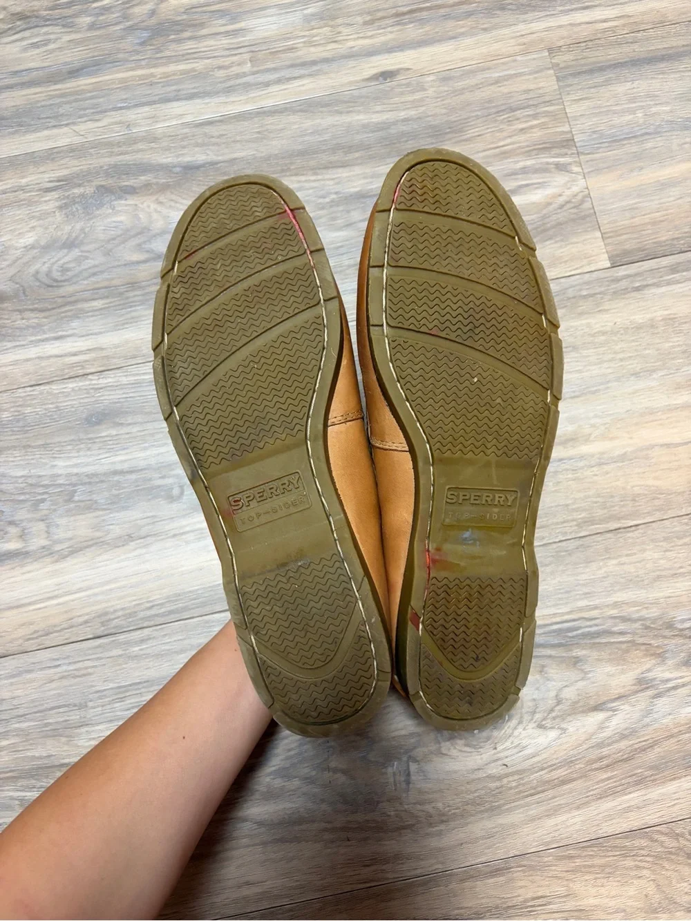 Sperry Top-Sider Leeward 2-Eye Boat Shoes Men’s 10.5 Sahara Leather